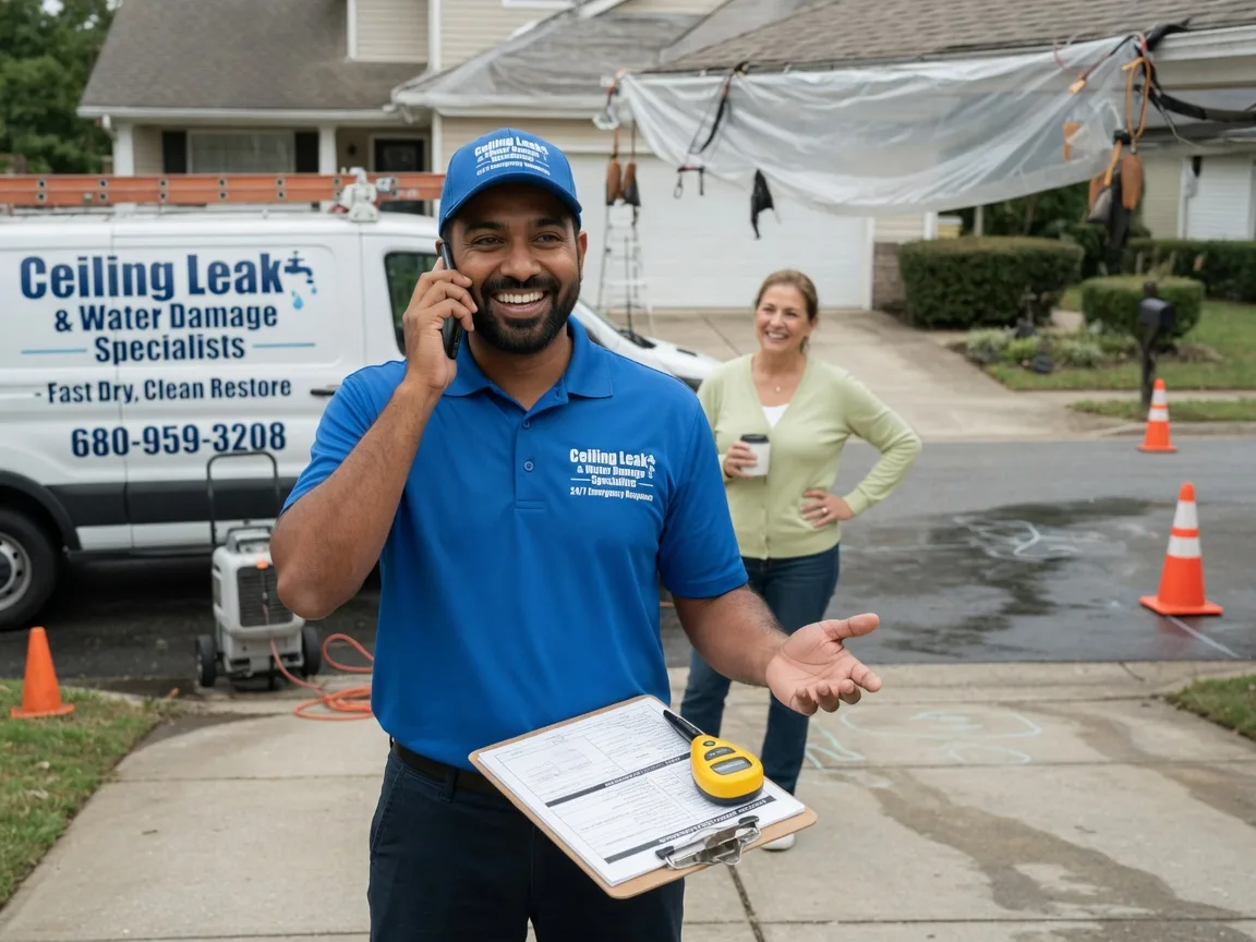 Ceiling Leak Cleanup Oconto Falls, WI FAQs